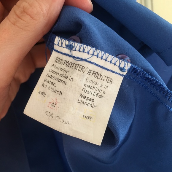 Vintage necktie blouse, sz med - Picture 5 of 10